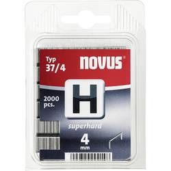 Novus Office 105107900 svorky z jemného drátu Typ 37 2000 ks Rozměry (d x š x v) 4 x 10.6 x 4 mm