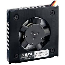 SEPA HFB44B12A-006 Chladič čipu, 12 V/DC, (d x š x v) 7.50 x 44 x 44 mm, 214422010