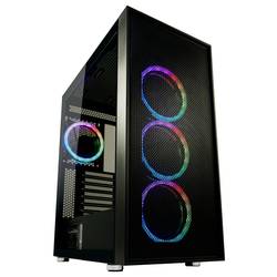 LC Power LC-Power Geh Midi 802-B-ON Black_Wandere midi tower PC skříň černá