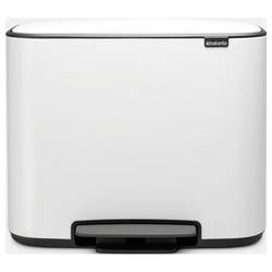 brabantia Bo 121388 Pedálový odpadkový koš 36 l ocel (d x š x v) 363 x 540 x 440 mm bílá otevírání pedálem 1 ks