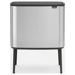 brabantia Bo Touch Bin 31 62 27 odpadkový koš, 34 l, ocel, (d x š x v) 312 x 540 x 680 mm, stříbrná, 1 ks