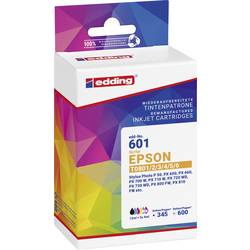 Edding Ink náhradní Epson T0801+02+03+04+05+06 kompatibilní černá, azurová, purppurová, žlutá, foto azurová, foto purpurová EDD-601 18-601-01