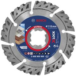 Bosch Accessories 2608900669 EXPERT MultiMaterial X-LOCK diamantový řezný kotouč Průměr 115 mm Ø otvoru 22.23 mm kámen, beton, cihla 1 ks