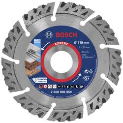 Bosch Accessories 2608900659 EXPERT MultiMaterial diamantový řezný kotouč Průměr 115 mm Ø otvoru 22.23 mm kámen, beton, cihla 1 ks