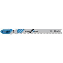 Bosch Accessories 2608634586 Pilový plátek do kmitací pilky T 118 BF - Flexible for Metal 100 ks