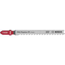 Bosch Accessories 2608665239 List pily děrovky PRO Plastics PP clean T102D, 100 mm, 2dílná 2 ks