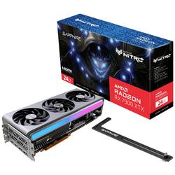 Sapphire grafická karta AMD Radeon RX 7900 XTX Nitro+ 24 GB SDRAM GDDR6 PCIe HDMI™, DisplayPort přetaktovaná