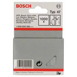 Hřebíky do sponkovačky, typ 47, 1,8 x 1,27 x 28 mm 1000 ks Bosch Accessories 1609200380 Rozměry (d x š) 28 mm x 1.8 mm