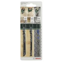 Bosch Accessories 2609256741 3dílná Sada pilových listů do přímočaré pily T-dřík T 111 C; T 244 D; T 118 B. 3 ks