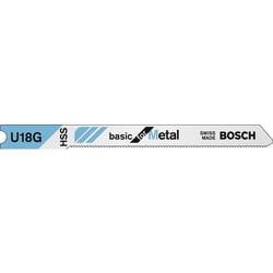 Bosch Accessories 2609256767 List přímočaré pily HSS, u 18 G Basic for Metal 2 ks