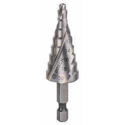 Bosch Accessories 2608597524 HSS stupňovitý vrták 4 - 20 mm Celková délka 70.5 mm 1/4 (6,3 mm) 1 ks