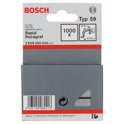 Bosch Accessories 2609200240 svorky z jemného drátu Typ 59 1000 ks Rozměry (d x š) 8 mm x 10.6 mm