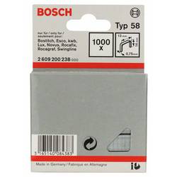 Bosch Accessories 2609200238 svorky z jemného drátu Typ 58 1000 ks Rozměry (d x š) 14 mm x 13 mm