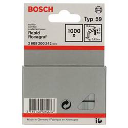 Bosch Accessories 2609200242 svorky z jemného drátu Typ 59 1000 ks Rozměry (d x š) 12 mm x 10.6 mm