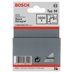 Bosch Accessories 2609200241 svorky z jemného drátu Typ 59 1000 ks Rozměry (d x š) 10 mm x 10.6 mm