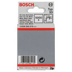 Bosch Accessories 2609200213 svorky z jemného drátu Typ 53 5000 ks Rozměry (d x š) 14 mm x 11.4 mm