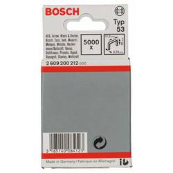 Bosch Accessories 2609200212 svorky z jemného drátu Typ 53 5000 ks Rozměry (d x š) 12 mm x 11.4 mm