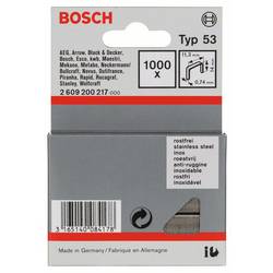 Bosch Accessories 2609200217 svorky z jemného drátu Typ 53 1000 ks Rozměry (d x š) 14 mm x 11.4 mm