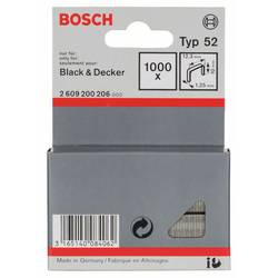 Bosch Accessories 2609200206 svorky z plochého drátu Typ 52 1000 ks Rozměry (d x š) 10 mm x 12.3 mm