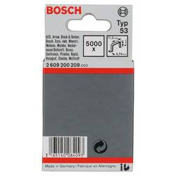 Bosch Accessories 2609200209 svorky z jemného drátu Typ 53 5000 ks Rozměry (d x š) 6 mm x 11.4 mm