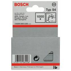 Bosch Accessories 2609200220 svorky z plochého drátu Typ 54 1000 ks Rozměry (d x š) 10 mm x 12.9 mm