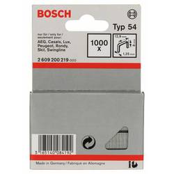 Bosch Accessories 2609200219 svorky z plochého drátu Typ 54 1000 ks Rozměry (d x š) 8 mm x 12.9 mm