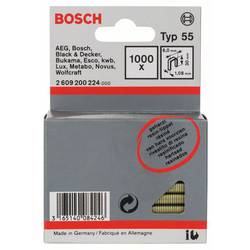 Bosch Accessories 2609200224 sponky s úzkým hřbetem Typ 55 1000 ks Rozměry (d x š) 30 mm x 6 mm