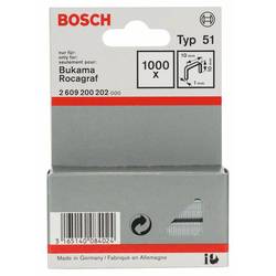 Bosch Accessories 2609200202 svorky z plochého drátu Typ 51 1000 ks Rozměry (d x š) 10 mm x 10 mm