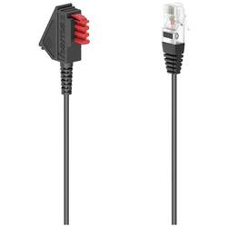 Hama DSL kabel [1x telefonní zástrčka TAE-F - 1x RJ45 zástrčka 8p2c] 3 m černá