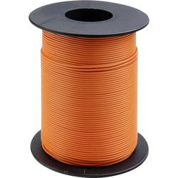 Donau Elektronik 119-17 lanko/ licna 1 x 0.14 mm², oranžová, 100 m