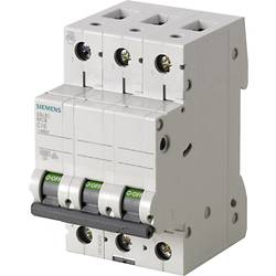 Siemens 5SL63066 5SL6306-6 elektrický jistič 3pólový 6 A 400 V