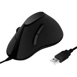 LogiLink ID0158 optická ergonomická myš, USB, 5 tlačítko, 1000 dpi, černá