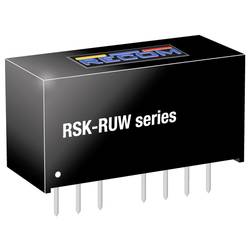 RECOM RSK-2412SRUW/H3/ADJ DC/DC měnič napětí do DPS 24 V 12 V 0.167 A 2 W Počet výstupů: 1 x Obsah 1 ks