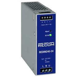 RECOM REDIIN240-48 síťový zdroj na DIN lištu, 48 V, 5 A, 240 W, výstupy 1 x