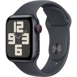 Apple Watch SE (2024) GPS + Cellular 40 mm hliníkový plášť sportovní náramek Midnight M/L