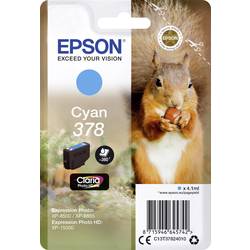 Epson Ink T3782, 378 originál azurová C13T37824010