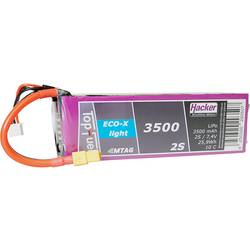 Hacker 93500221 akupack Li-Pol (modelářství), 7.4 V, 3500 mAh, články 2, 10 C, Softcase, XT60