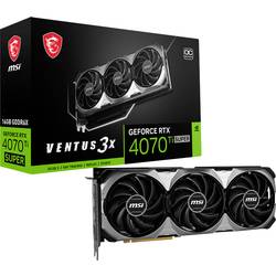 MSI grafická karta Nvidia GeForce RTX 4070 Ti Super VENTUS 3X OC 16 GB GDDR6X-RAM PCIe x16 DisplayPort, HDMI™ NVIDIA G-Sync , přetaktovaná