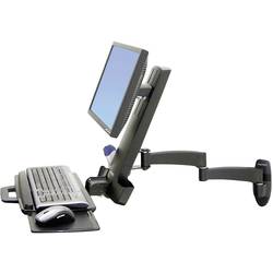 Ergotron Combo Arm Serie 200 1násobné držák na zeď pro monitor 25,4 cm (10) - 61,0 cm (24) černá odkládací místo na klávesnici, naklápěcí, nakláněcí, otočný