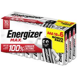 Energizer Max mikrotužková baterie AAA alkalicko-manganová 1.5 V 24 ks