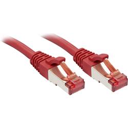 LINDY 47738 RJ45 síťové kabely, propojovací kabely CAT 6 S/FTP 10.00 m červená s ochranou 1 ks