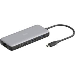 Digitus USB-C® dokovací stanice DA-70914 vč. funkce nabíjení, integrovaná čtečka karet, Rozšiřující patice M.2 SSD, napájení USB-C®