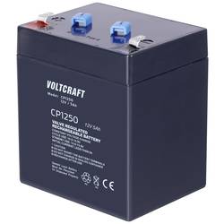 VOLTCRAFT CE12V/5Ah VC-12713985 olověný akumulátor 12 V 5 Ah olověný se skelným rounem (š x v x h) 90 x 107 x 70 mm plochý konektor 4,8 mm bezúdržbové