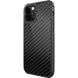 Black Rock Robust Real Carbon zadní kryt na mobil Apple iPhone 12, iPhone 12 Pro černá