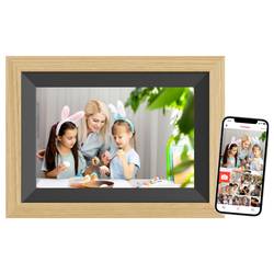 Braun Phototechnik DigiFrame 10B WiFi digitální WiFi fotorámeček 25.7 cm 10.1 palec Energetická třída (EEK2021): C (A - G) 1280 x 800 Pixel 32 GB buk