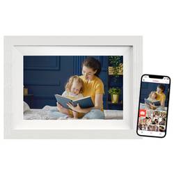 Braun Phototechnik DigiFrame 10W WiFi digitální WiFi fotorámeček 25.7 cm 10.1 palec Energetická třída (EEK2021): C (A - G) 1280 x 800 Pixel 32 GB bílá