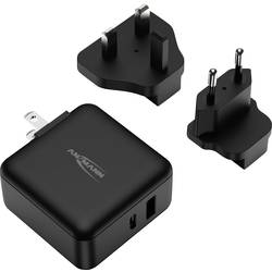 Ansmann Travel Charger TC230PD USB nabíječka 30 W do zásuvky (230 V), vnitřní USB-C®, USB A Počet výstupů: 2 x