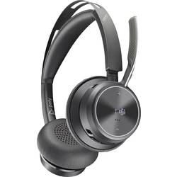 HP Poly Voyager Focus 2 Sluchátka On Ear Bluetooth®, 9T9J4AA#AC3, stereo, černá, Potlačení hluku