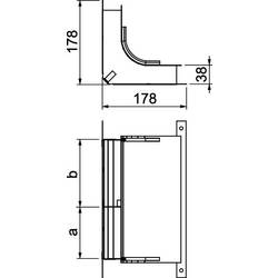 OBO Bettermann 7400637 ohyb (š x v) 250.00 mm x 38.00 mm 1 ks