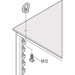 nVent SCHROFF 23130072 19 palec upevňovací materiál pro datové skříně